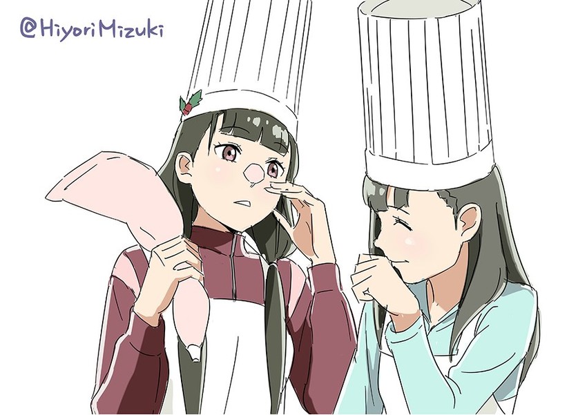 kobuchizawa shirase and shiraishi yuzuki (sora yori mo tooi basho) drawn by hiyori_mizuki