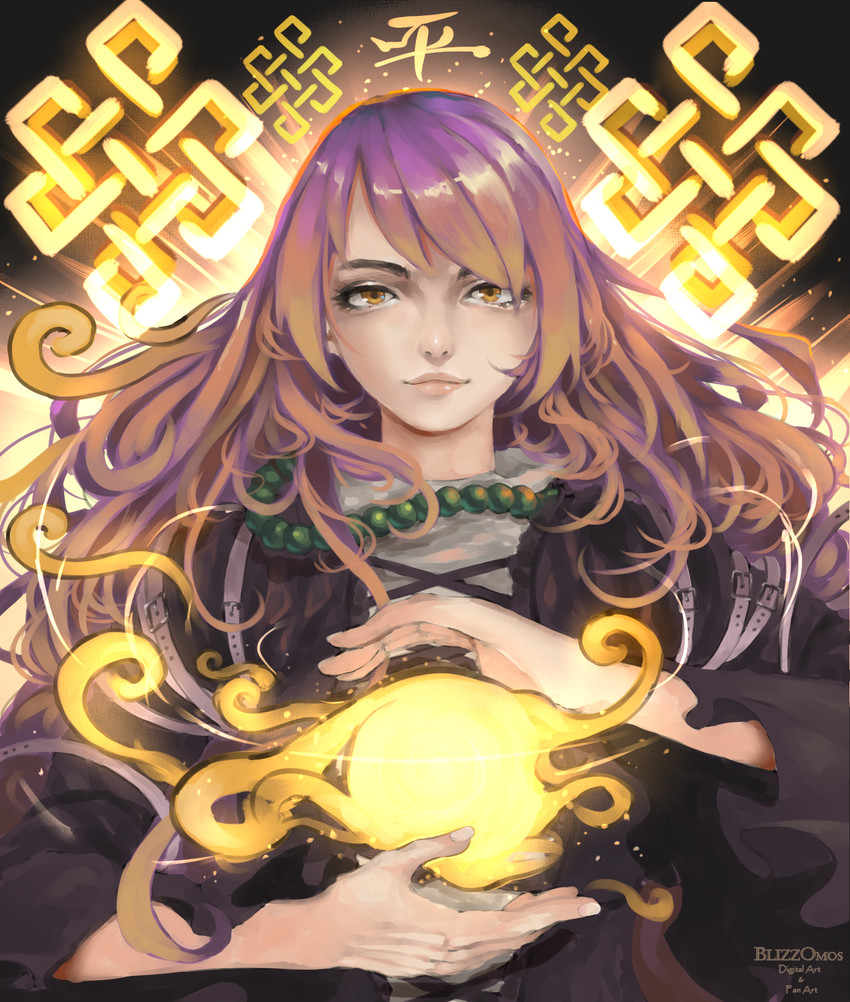 hijiri byakuren (touhou) drawn by blizzomos