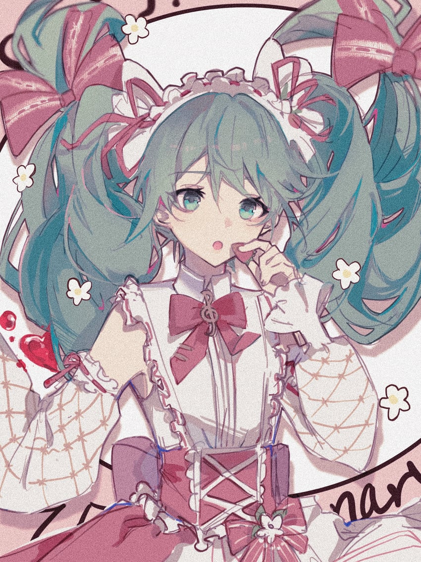 hatsune miku and strawberry miku (vocaloid) drawn by pye_yyy