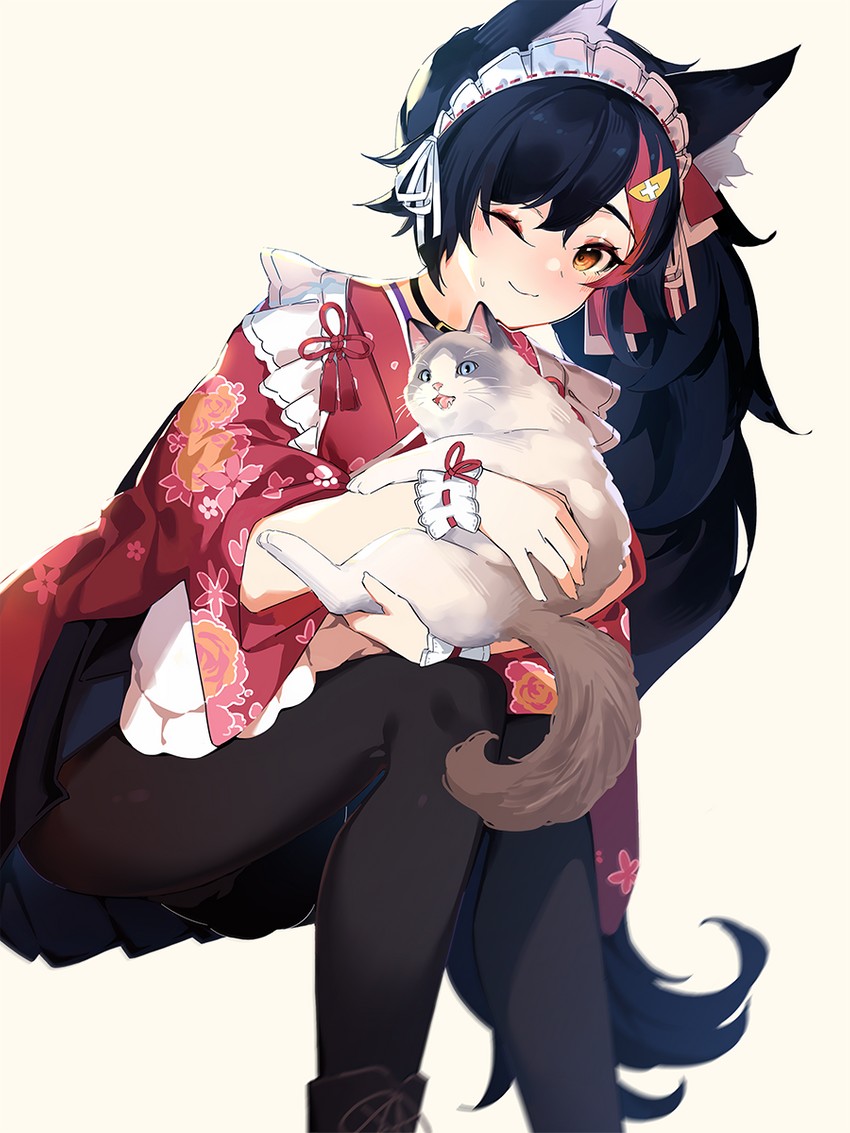 ookami mio and taiga (hololive) drawn by mania_(fd6060_60)