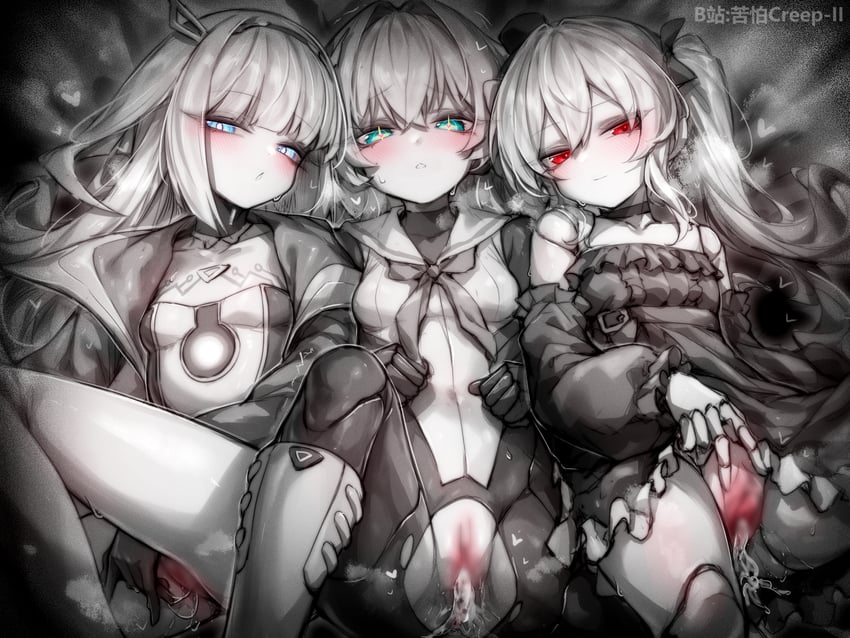 orchis, eudie, and ralmia (shadowverse) drawn by kupa_(jesterwii)