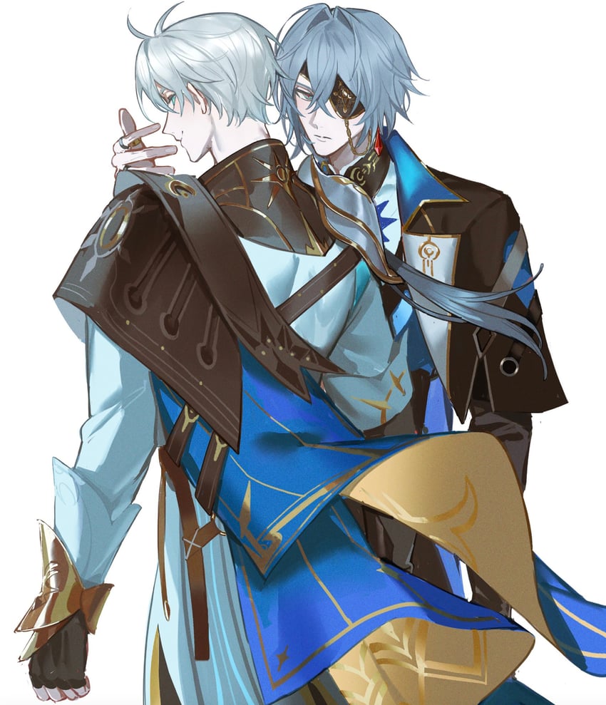 phainon and anaxa (honkai and 1 more) drawn by lyoo_(gajyago)