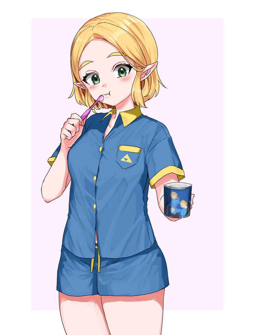 princess zelda (the legend of zelda and 1 more) drawn by wasabi_(legemd)