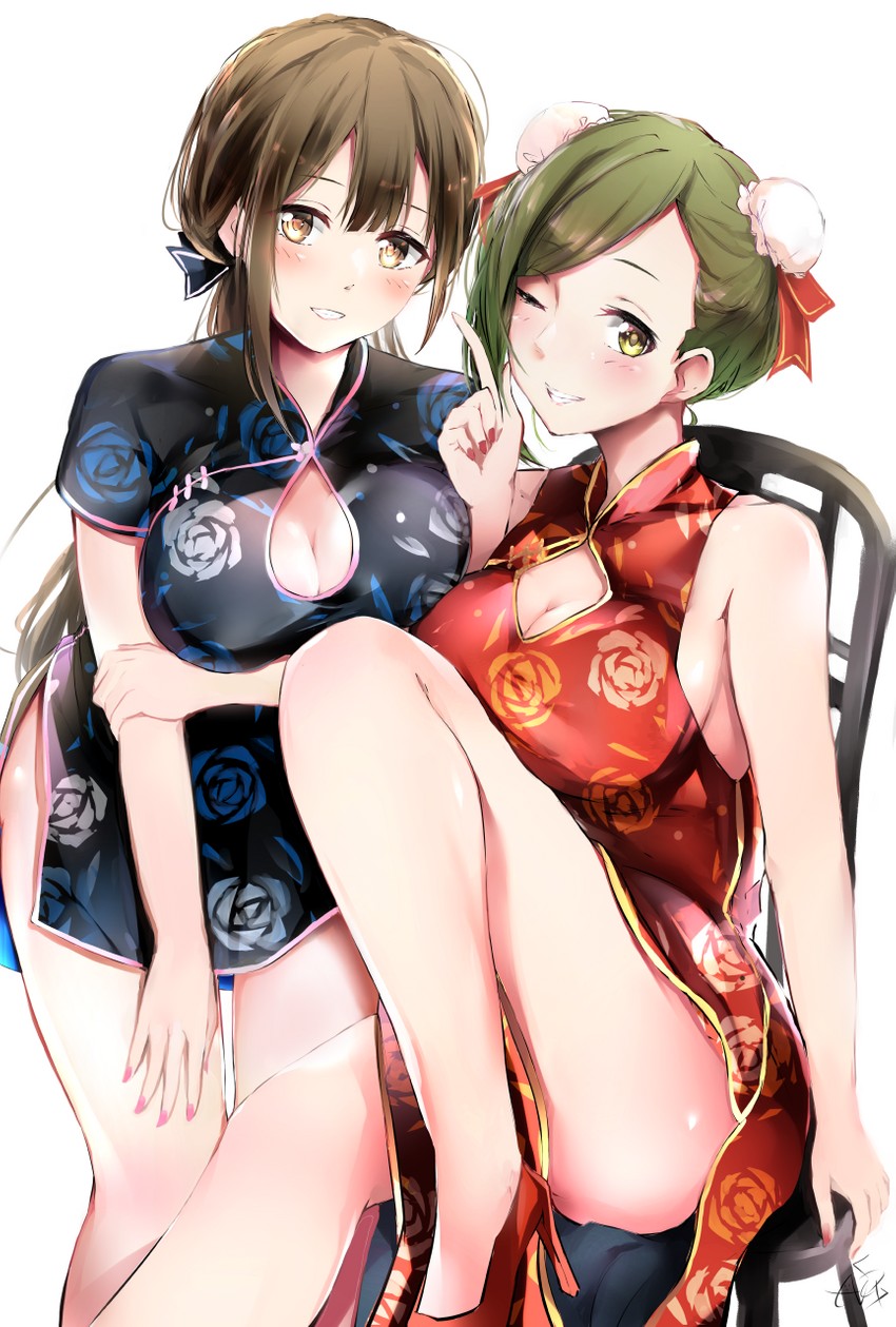 kuwayama chiyuki and nanakusa hazuki (idolmaster and 1 more) drawn by neofreet
