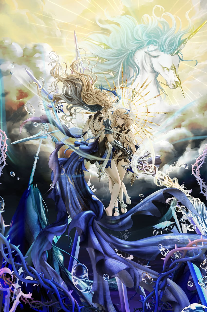 cartethyia, fleurdelys, and imperator (wuthering waves) drawn by fons
