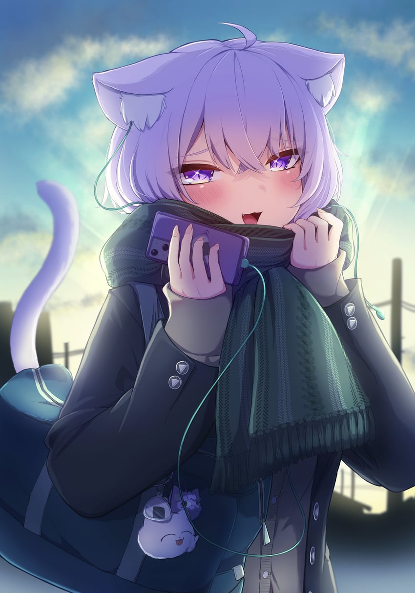 nekomata okayu and okanyan (hololive) drawn by tkc_(user_snjd8547)