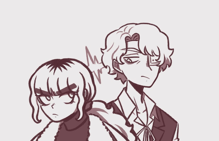 daan and karin (fear & hunger and 1 more) drawn by gabycantart