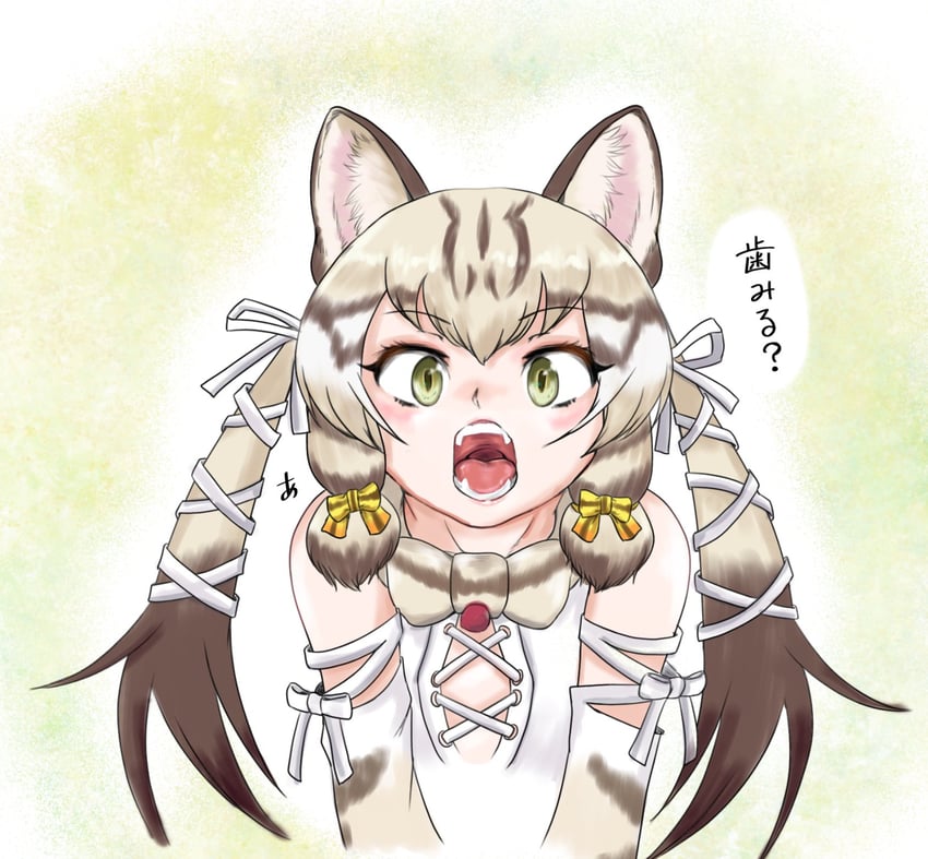 geoffroy's cat (kemono friends and 1 more) drawn by saja_(166j357)