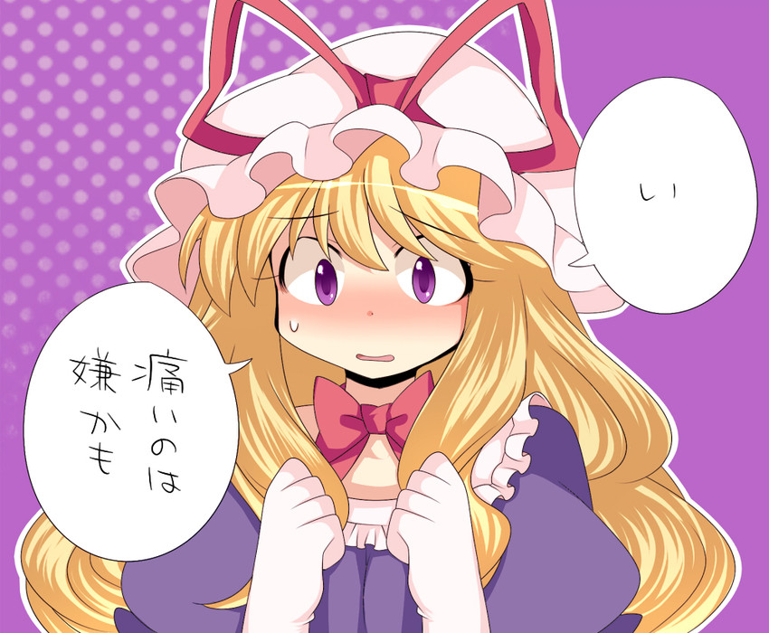 yakumo yukari (touhou) drawn by hammer_(sunset_beach)