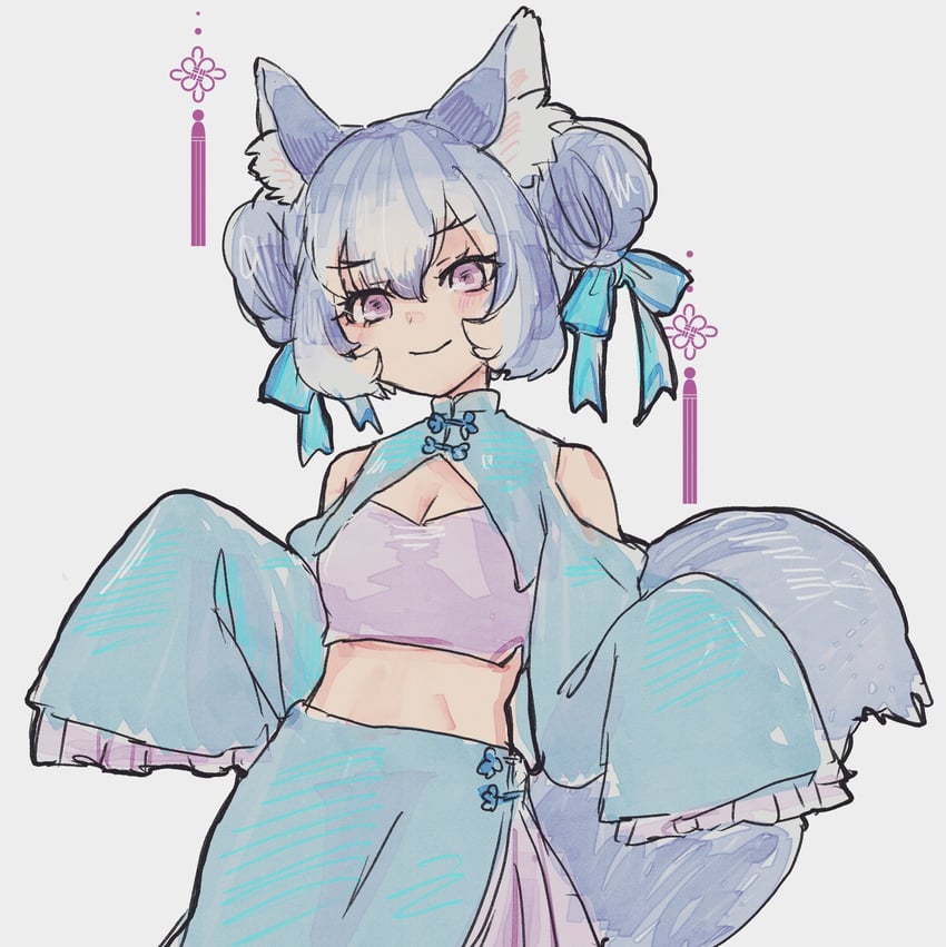 dire wolf (kemono friends and 1 more) drawn by pom384347