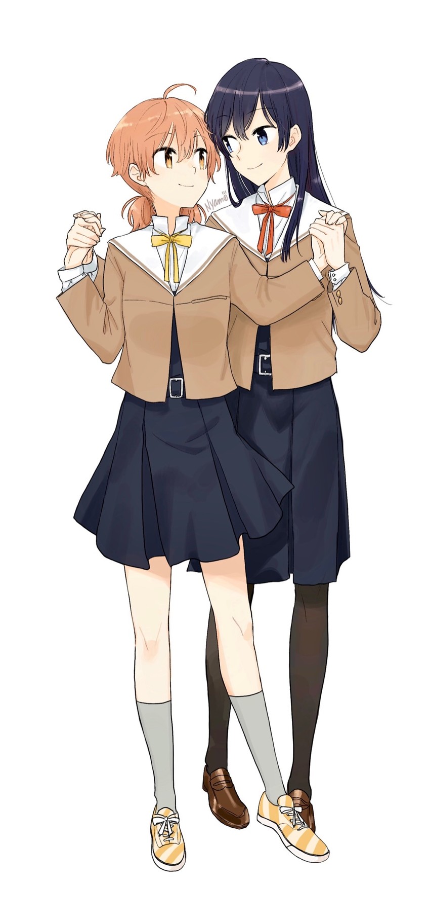 koito yuu and nanami touko (yagate kimi ni naru) drawn by nyamo