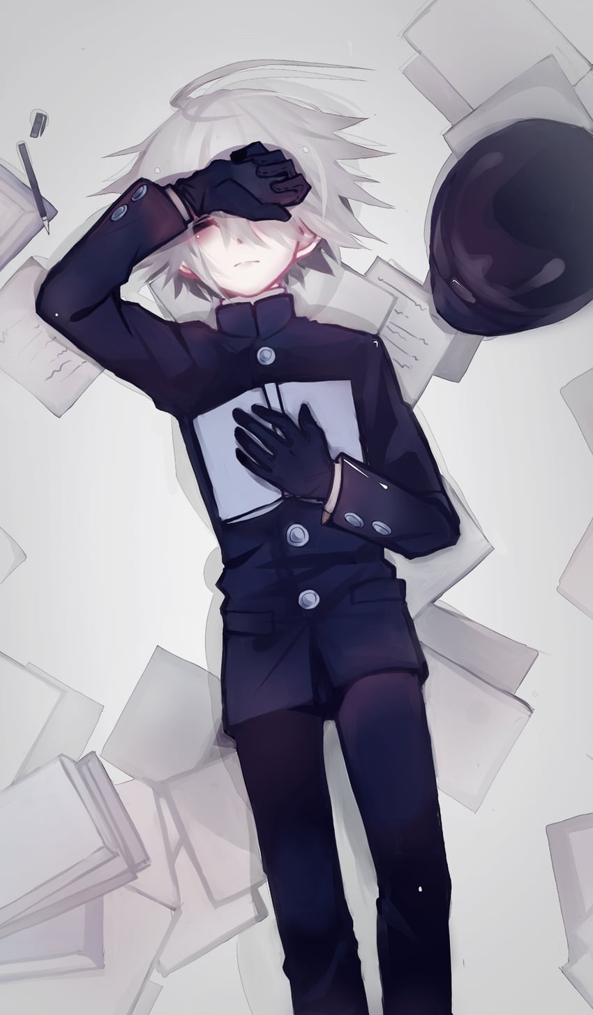 k1-b0 (danganronpa and 1 more) drawn by flying535400