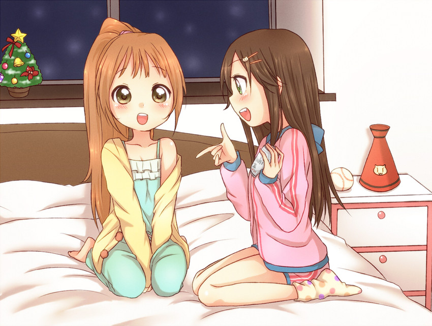 himekawa yuki and wakabayashi tomoka (idolmaster and 1 more) drawn by sa_ioio