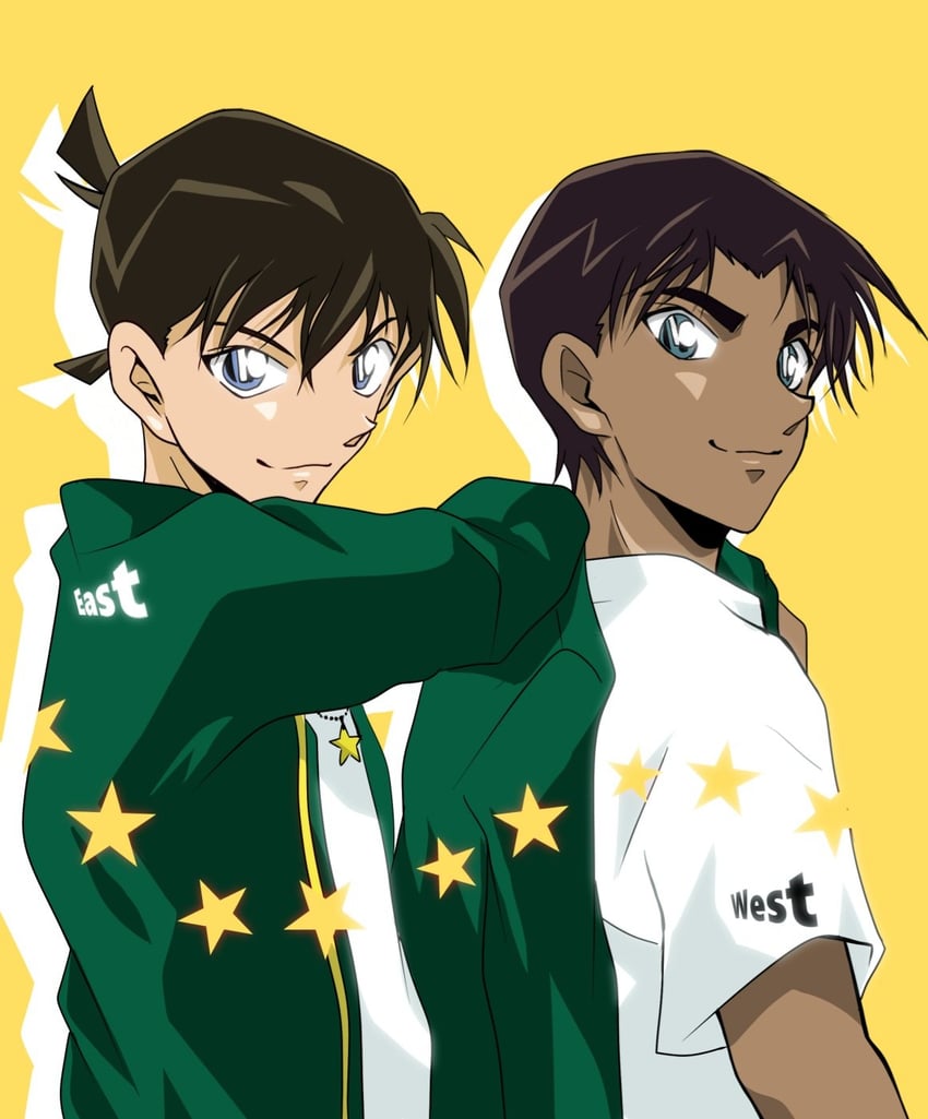 kudou shin'ichi and hattori heiji (meitantei conan) drawn by paseri_(l7dgtxtsnlmfwlb)