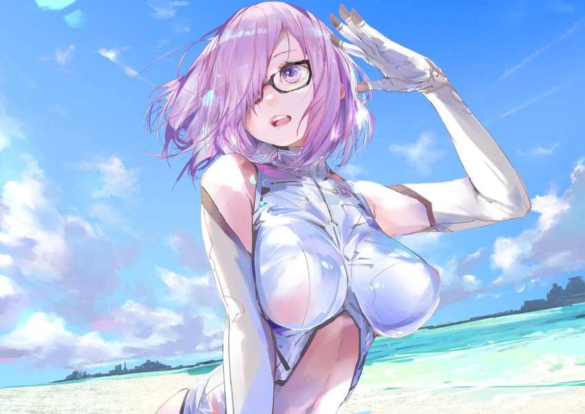 mash kyrielight (fate and 1 more) drawn by kiriyama