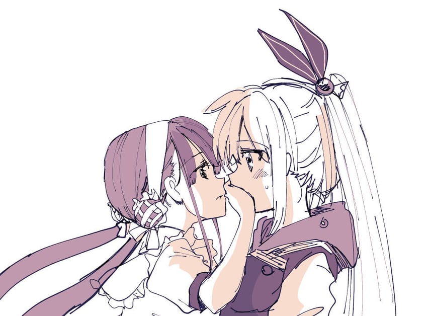 satsuki mari and kanzaki adelheid (heaven burns red) drawn by sanpachishiki_(gyokusai-jima)