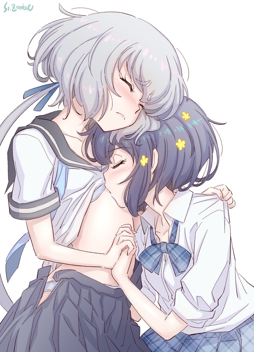 konno junko and mizuno ai (zombie land saga) drawn by studiozombie
