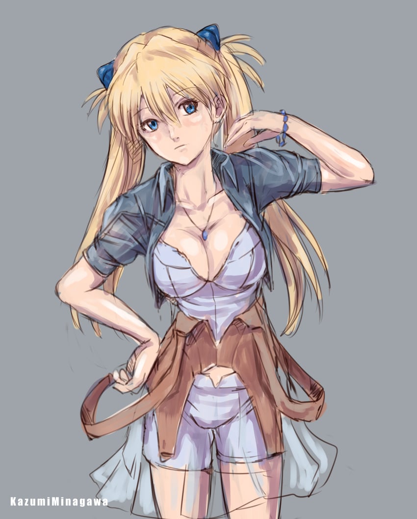 souryuu asuka langley (neon genesis evangelion and 1 more) drawn by kazumina
