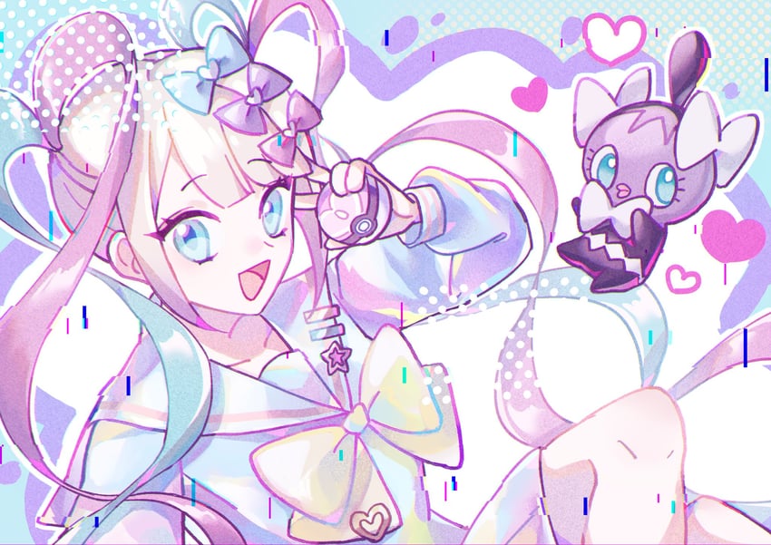 chouzetsusaikawa tenshi-chan and gothita (pokemon and 1 more) drawn by shiroraba