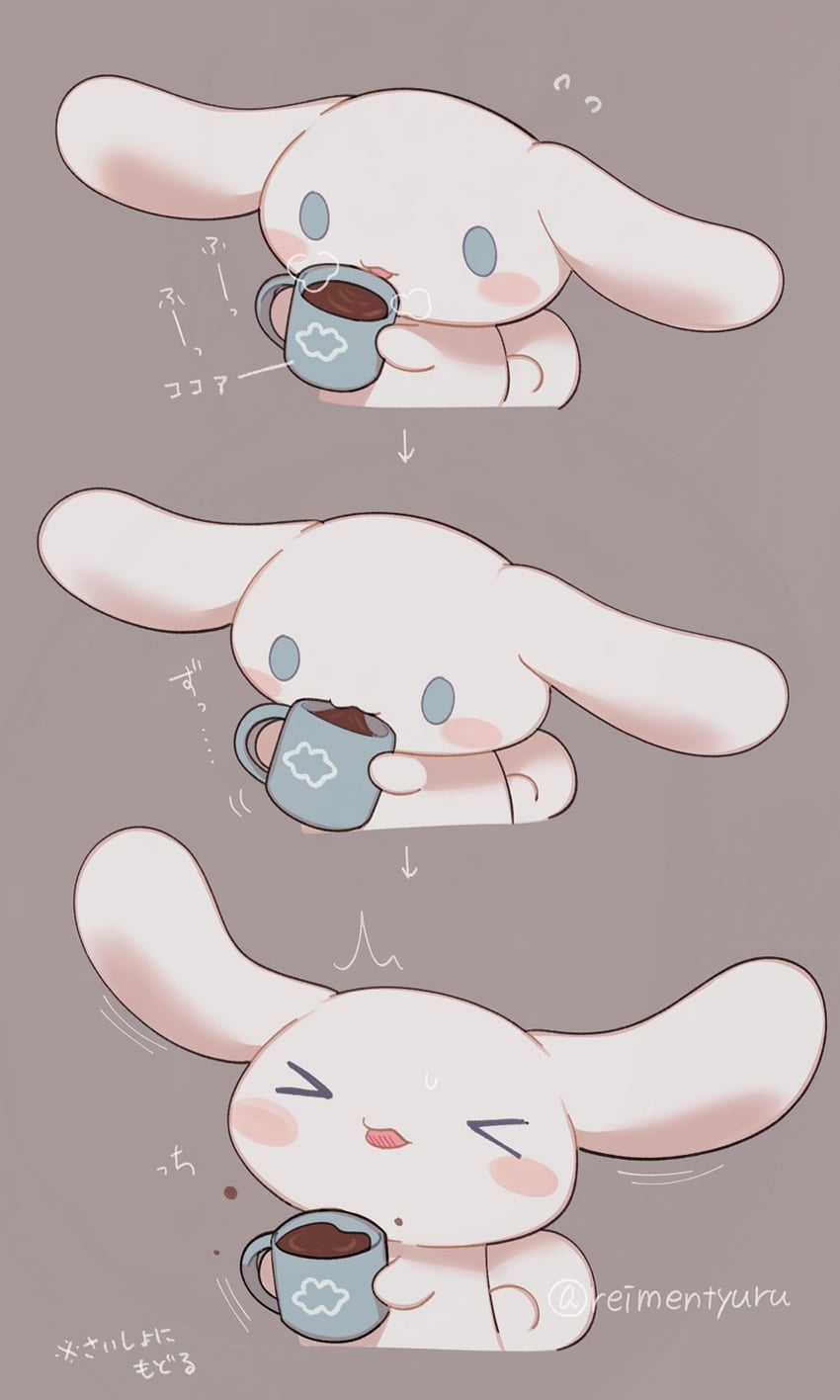 cinnamoroll (sanrio and 1 more) drawn by reimentyuru