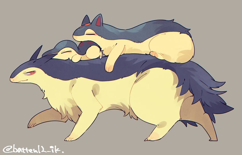 cyndaquil, typhlosion, and quilava (pokemon) drawn by mamebato