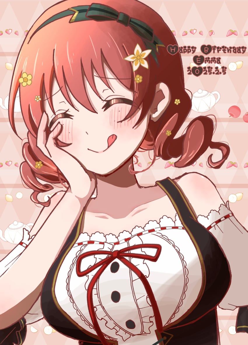 emma verde (love live! and 1 more) drawn by suzuko_(fragrant_0live)
