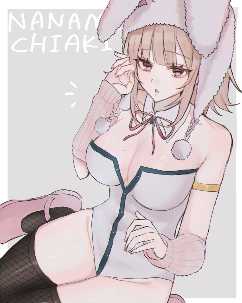 nanami chiaki (danganronpa and 1 more) drawn by kamaboko_(shimonnnu083)