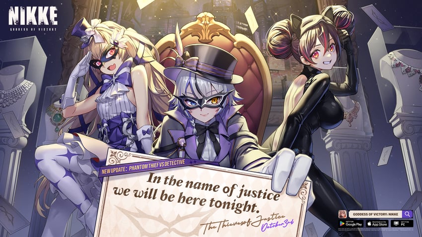 quency, miranda, and phantom (goddess of victory: nikke)