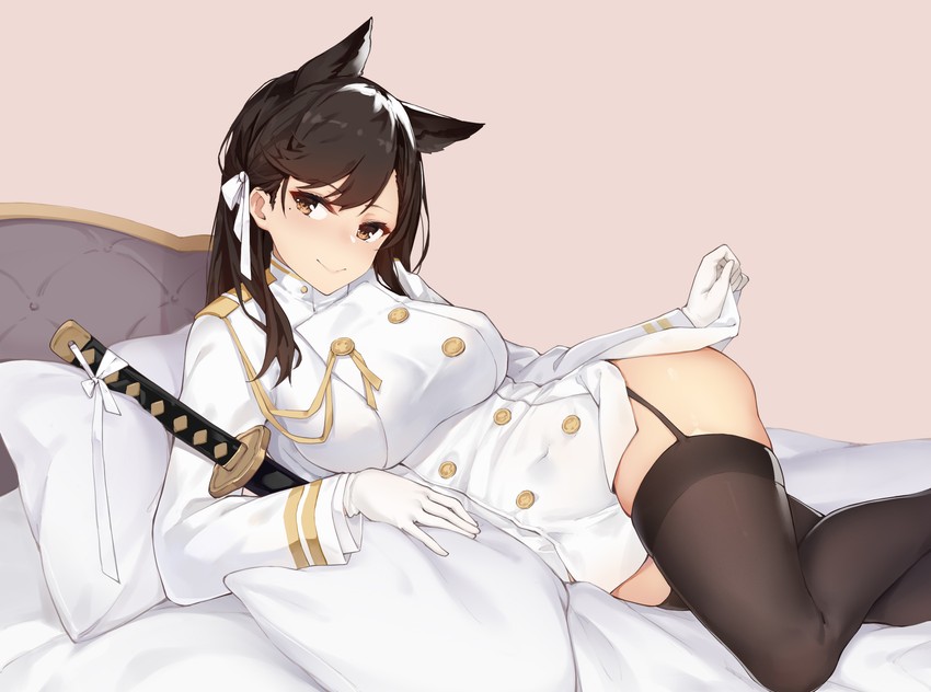 atago (azur lane) drawn by jun.bit