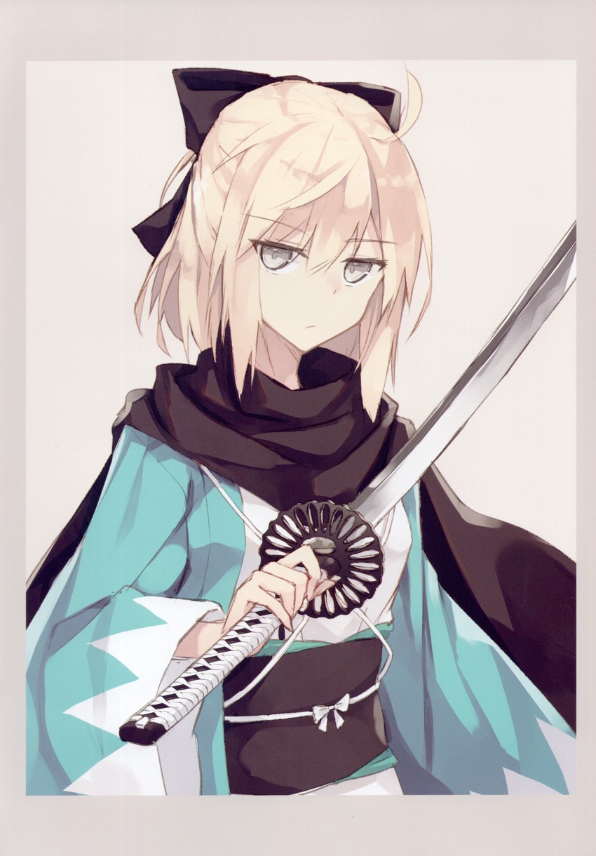 okita souji (fate and 2 more) drawn by nagishiro_mito
