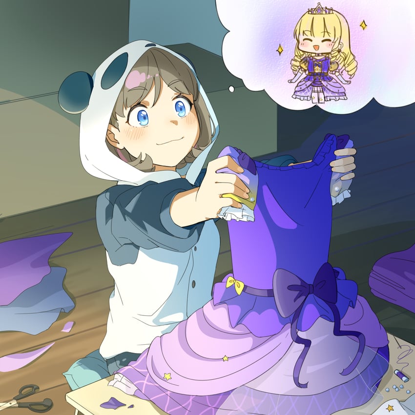 heanna sumire and tang keke (love live! and 1 more) drawn by wz_(52889)