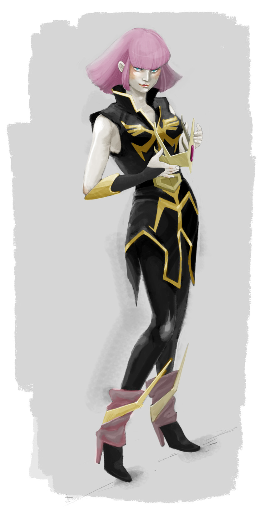haman karn (gundam and 2 more) drawn by yoshikawa_(yokkawa)