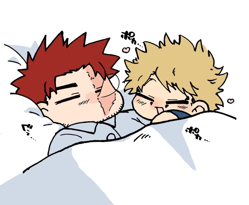 endeavor and hawks (boku no hero academia) drawn by dokonodoitsuya