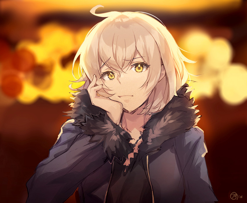 jeanne d'arc alter (fate and 1 more) drawn by nagu