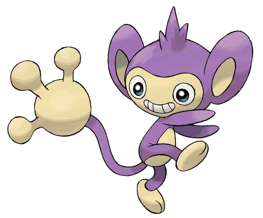 aipom (pokemon and 1 more) drawn by sugimori_ken