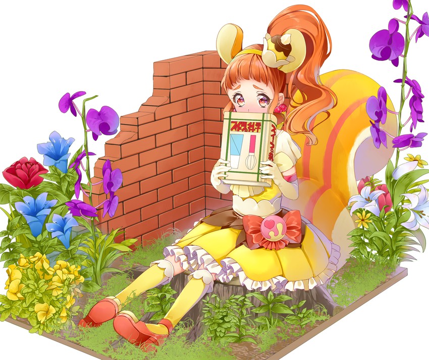 arisugawa himari and cure custard (precure and 1 more) drawn by yuutarou_(fukiiincho)