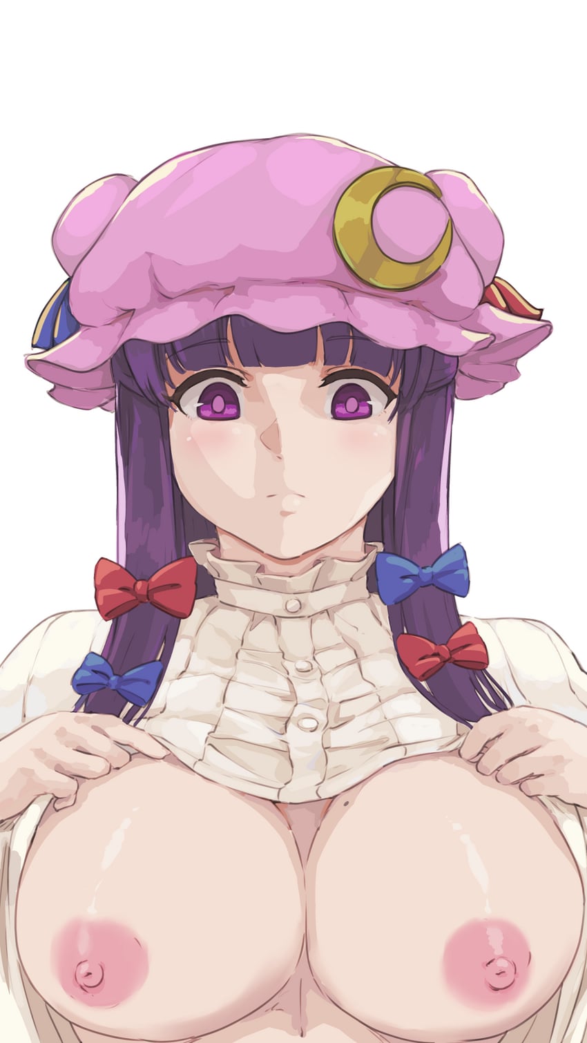 patchouli knowledge and fern (touhou and 1 more) drawn by tyrone