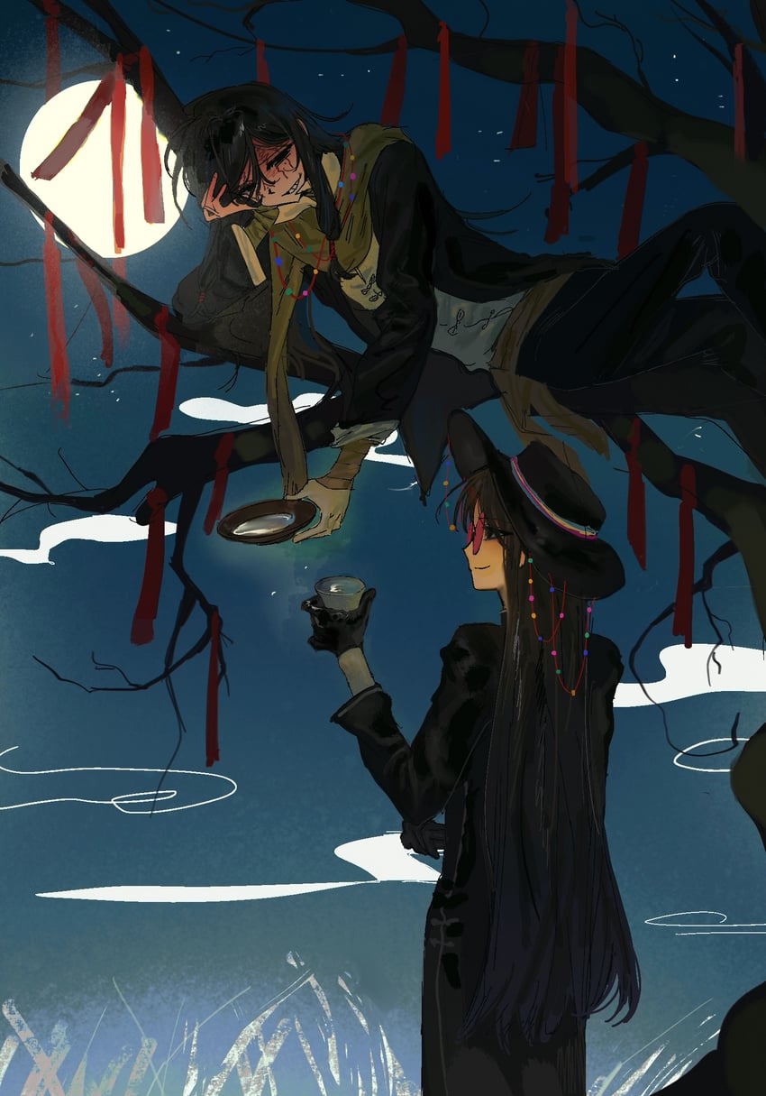 ziche fuzhao and huai yunqing (touqi guaitan) drawn by jixiu_p