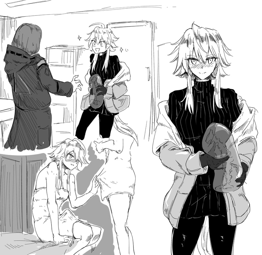 doctor, female doctor, and mayer (arknights) drawn by ka_t_o