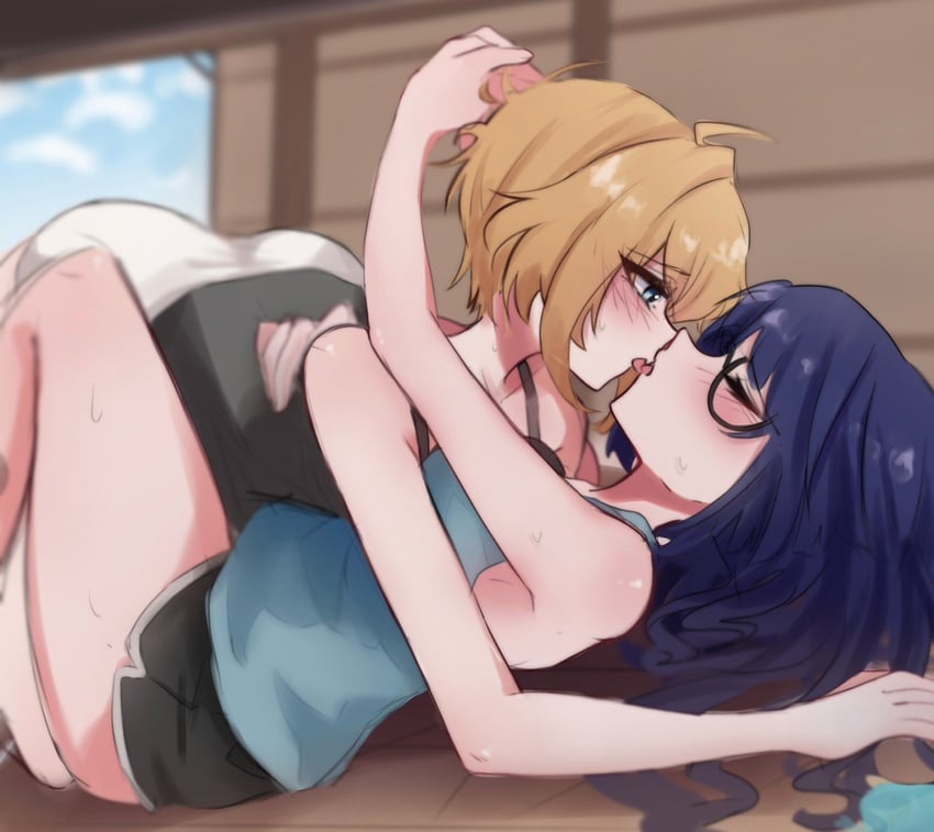 pela and lynx landau (honkai and 1 more) drawn by sosa_(user_dtsg8827)
