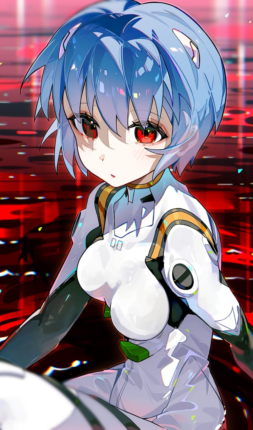 ayanami rei (neon genesis evangelion) drawn by hiro_(yoshi_chan)