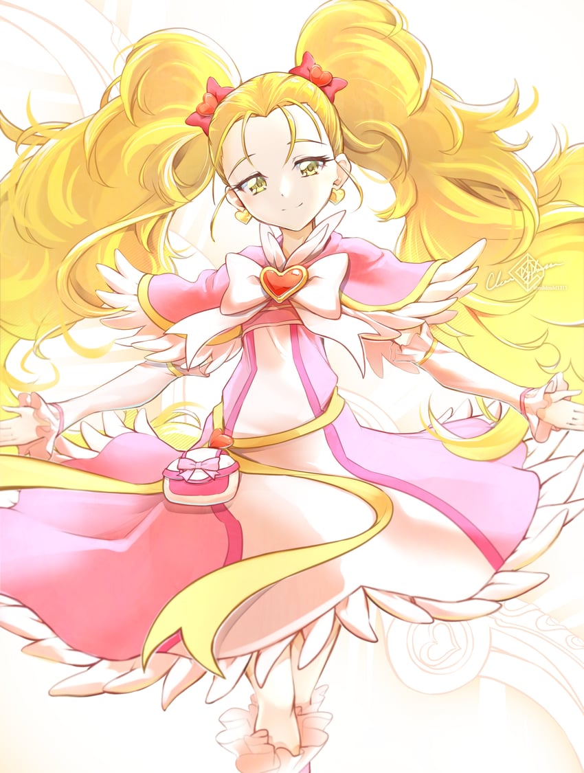 kujou hikari and shiny luminous (precure and 2 more) drawn by clear_glass_(mildmild1311)