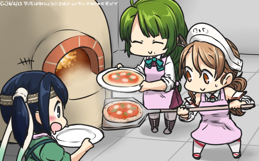 souryuu, yuugumo, littorio, and souryuu kai ni (kantai collection) drawn by hamu_koutarou