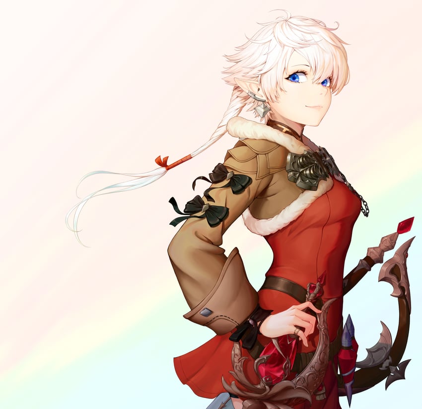 alisaie leveilleur and red mage (final fantasy and 1 more) drawn by hepa