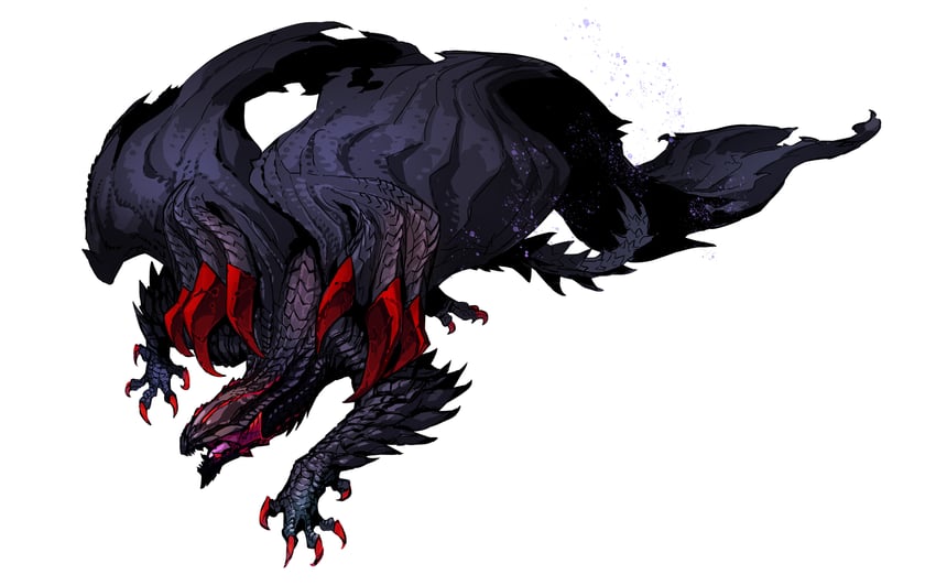 gore magala (monster hunter) drawn by teru_by_m