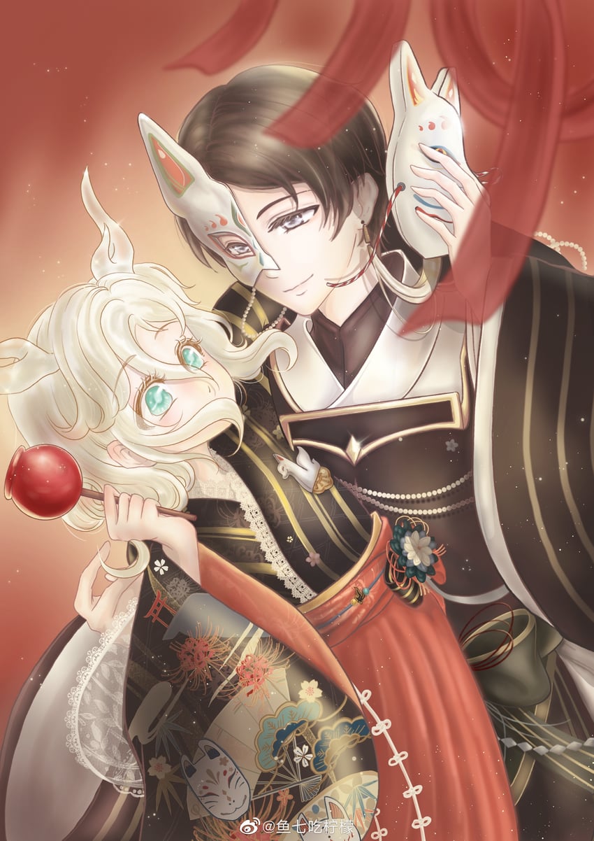 qin yi and luming (nikki and 1 more) drawn by xiaoyu_qixing
