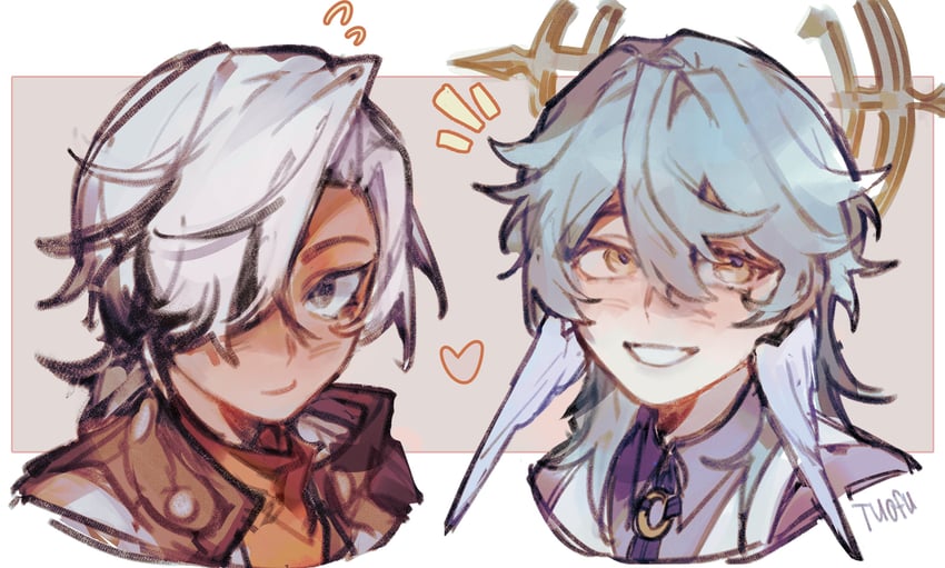 sunday and boothill (honkai and 1 more) drawn by tuofu
