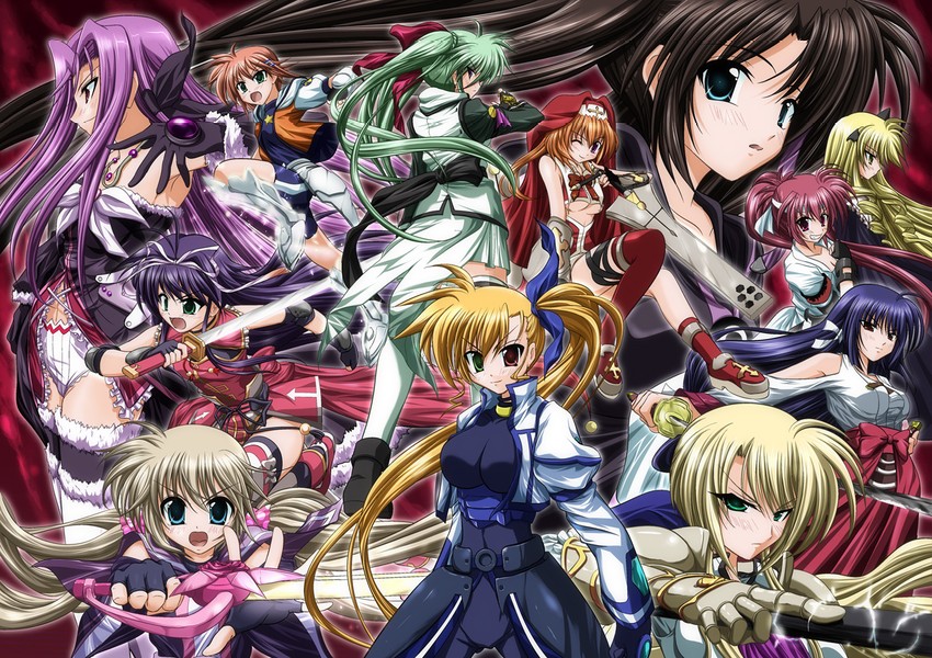 vivio, einhard stratos, lutecia alpine, corona timir, rio wezley, and 14 more (lyrical nanoha and 1 more) drawn by shinooka_itsuya