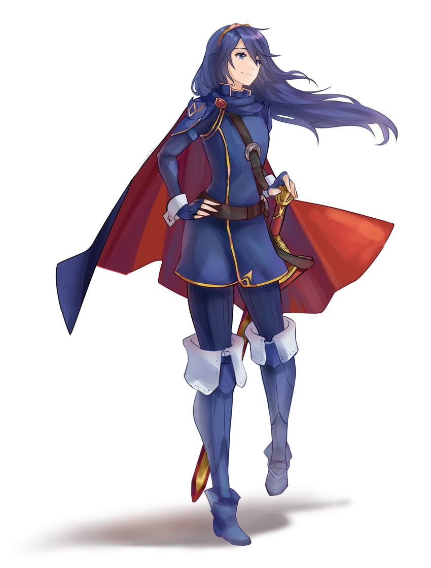 lucina (fire emblem and 1 more) drawn by zinnia-art