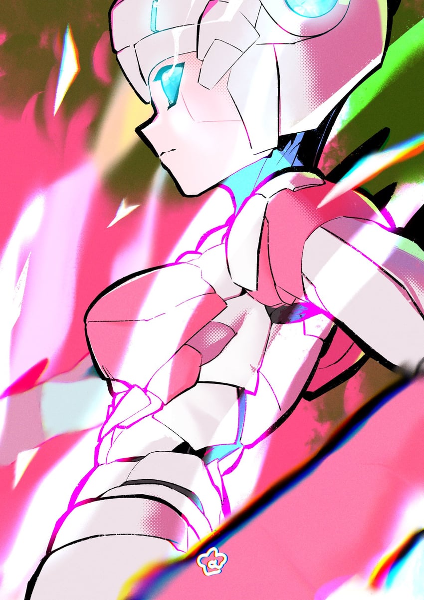 arcee and flame toys arcee (transformers and 1 more) drawn by azezaroo